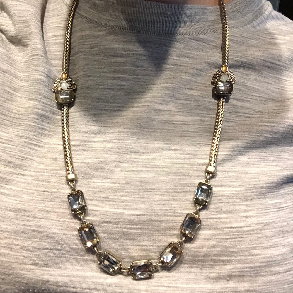 Loft Silver Statement Necklace